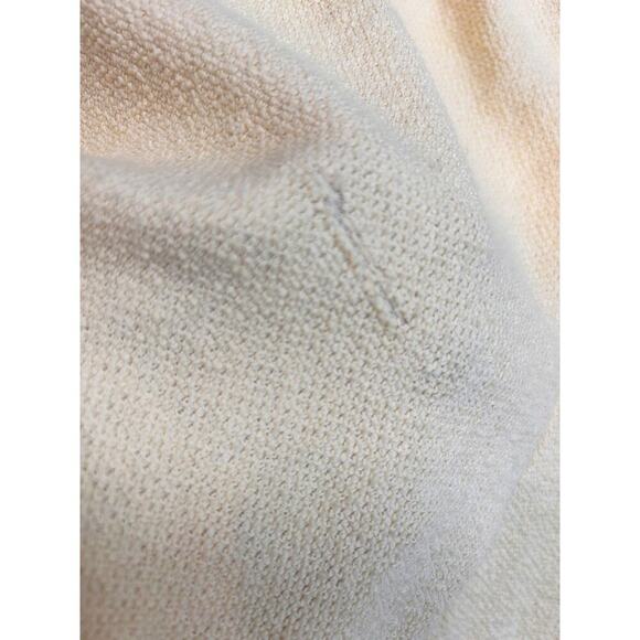 ADOLFO Preppy Butter Yellow Old Money Gold Buttons Terry Fisherman Shorts Large - Picture 4 of 6